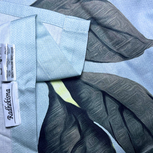 RadheKisna Botanical Dusk King Bedsheet Set — 300 TC 100% Cotton - Radhekisna