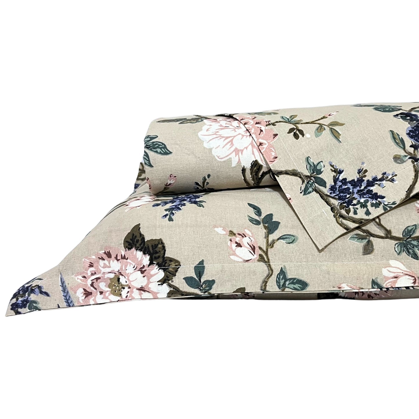 Radhekisna Vintage Bloom King Bedsheet Set — 250 TC 100% Pure Cotton - Radhekisna