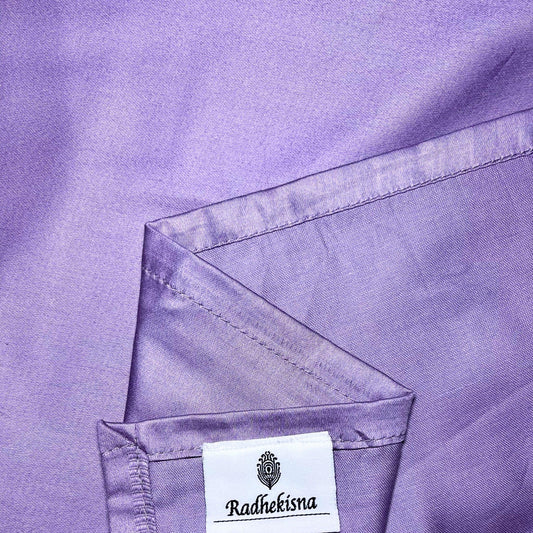 RadheKisna Lavender Luxe King Bedsheet Set — 100% Cotton - Radhekisna