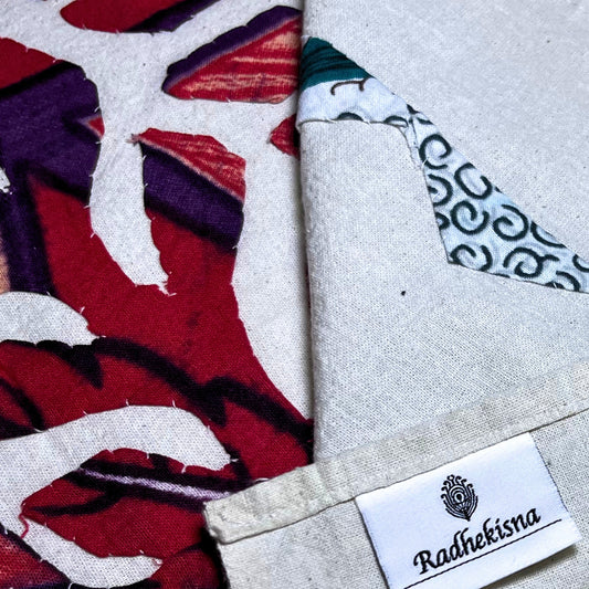 RadheKisna Tree of Life Kantha Quilt – Handcrafted Sustainable Luxury - Radhekisna