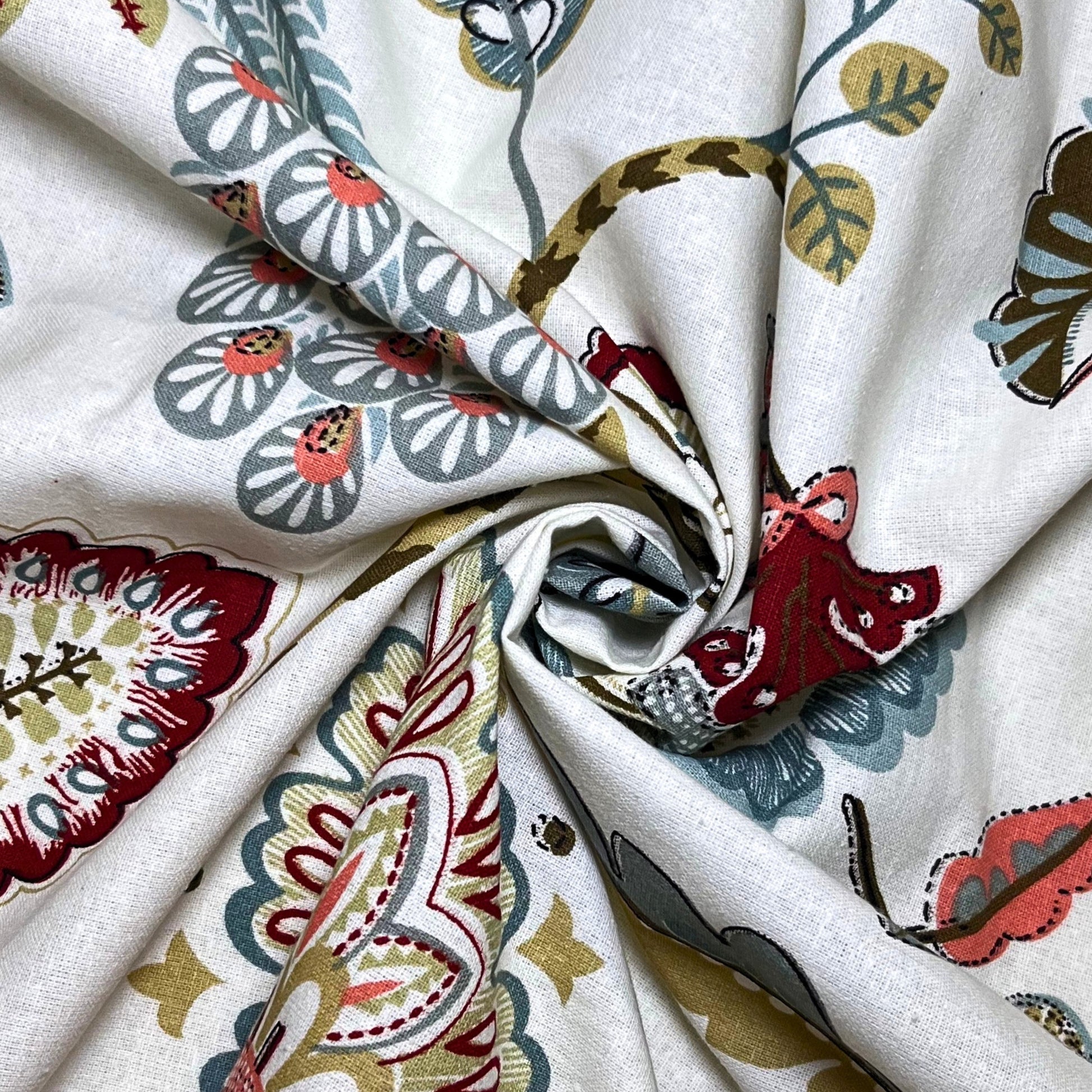 RadheKisna Peacock Bloom King Bedsheet Set — 250 TC 100% Organic Cotton - Radhekisna