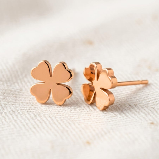 Four-Leaf Fortune Studs