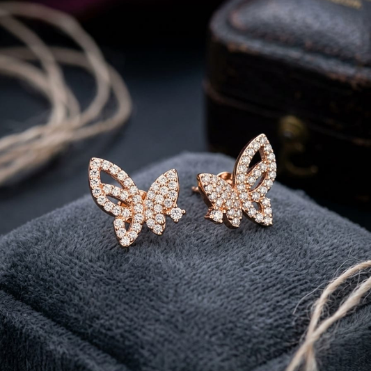 Crystal Butterfly Statement Wings