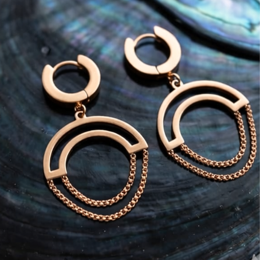 Double Orbit Celestial Hoops