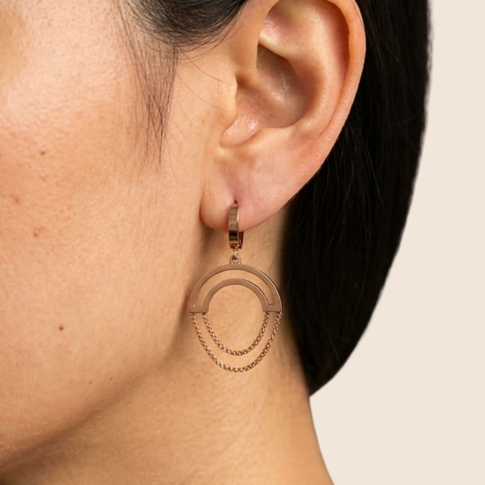 Double Orbit Celestial Hoops