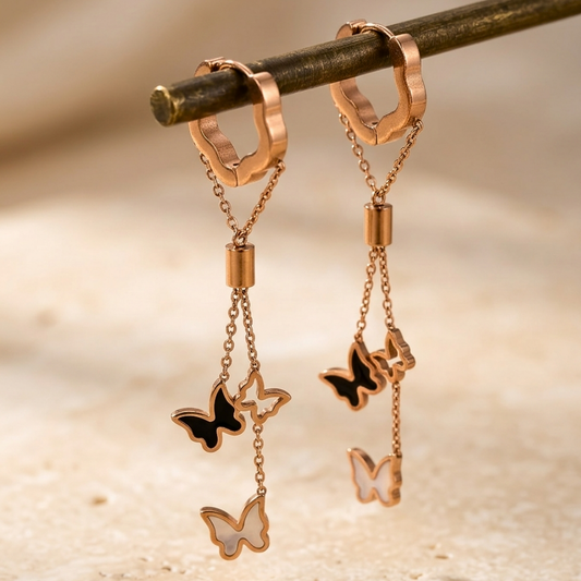 Cascading Butterfly Tassel Drops