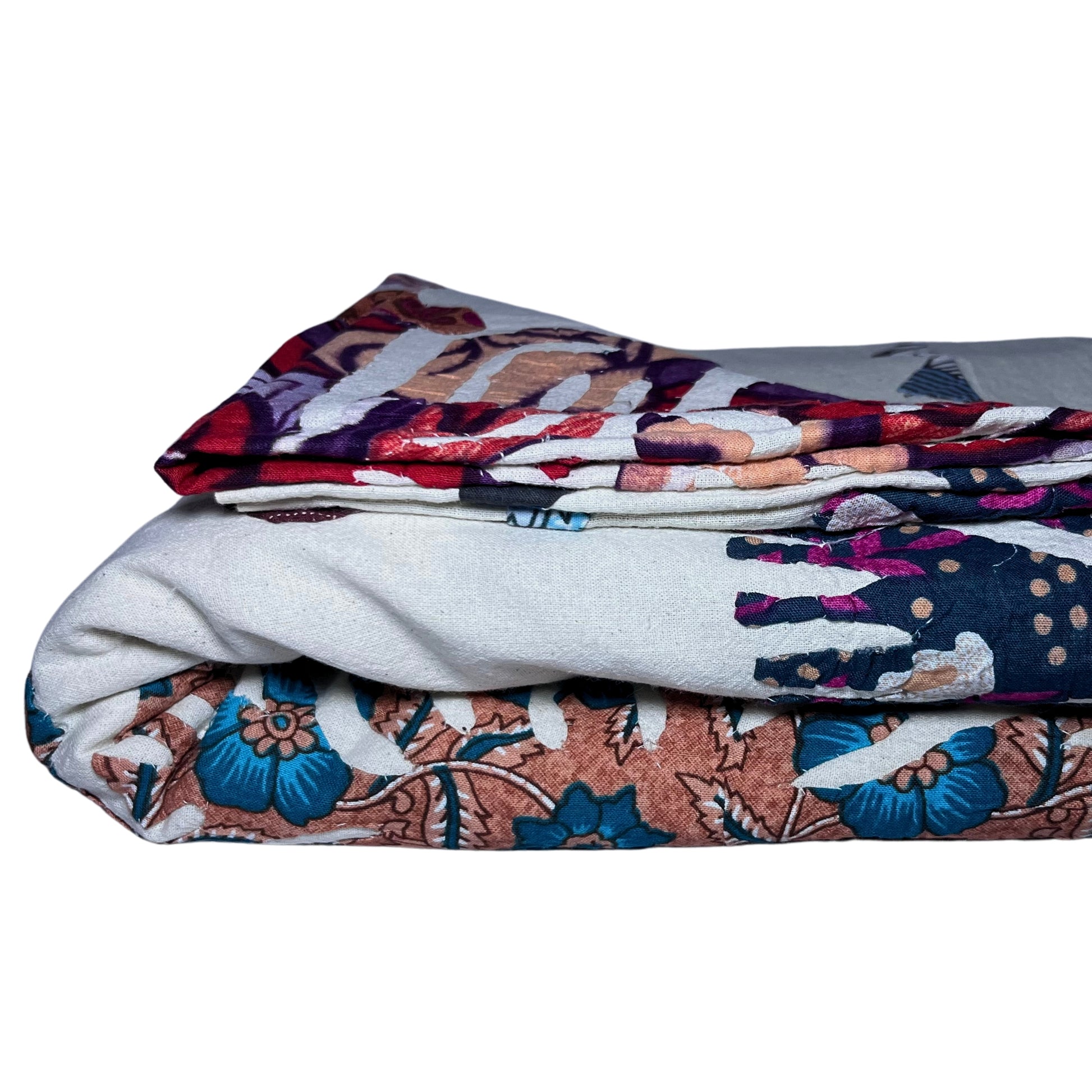 RadheKisna Tree of Life Kantha Quilt – Handcrafted Sustainable Luxury - Radhekisna
