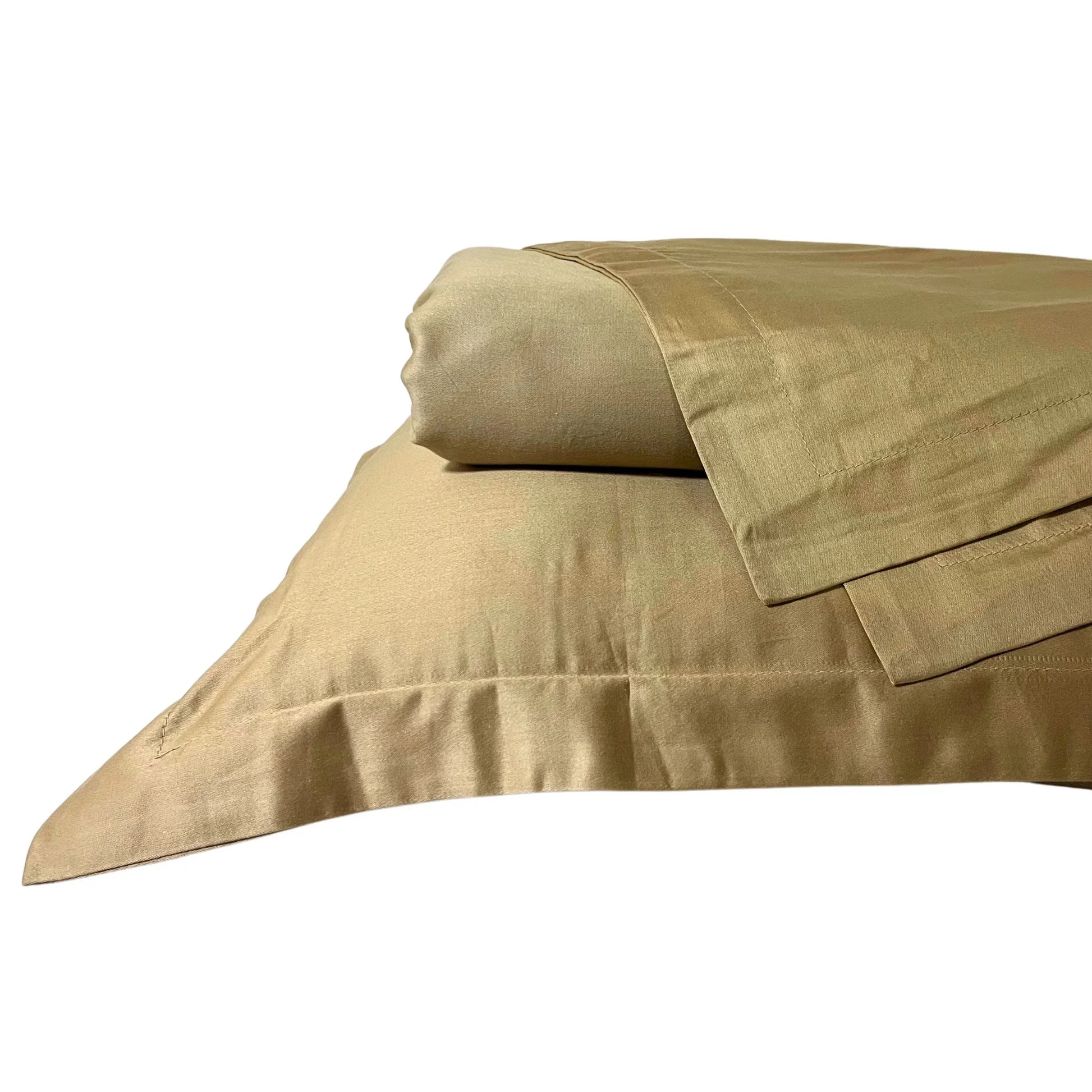 RadheKisna Golden Aura King Bedsheet Set — 100% Cotton Luxury - Radhekisna