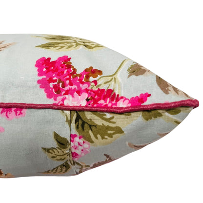Serene Bloom Cotton Cushion Cover (16x16") — Soft Pastel Elegance | RadheKisna - Radhekisna