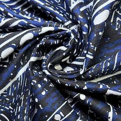 RadheKisna Filmy Monochrome Super King Bedsheet – Bold Black & White Luxury - Radhekisna